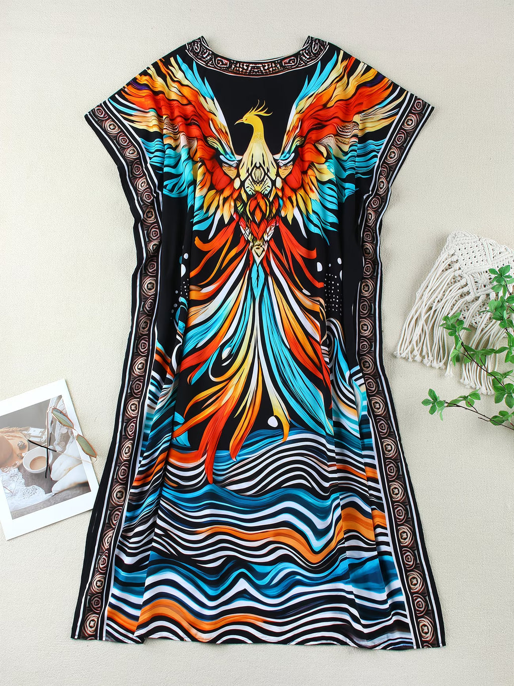 Kaftan bohème, décontracté