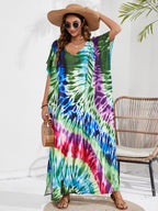 Kaftan coloré ample, décontracté