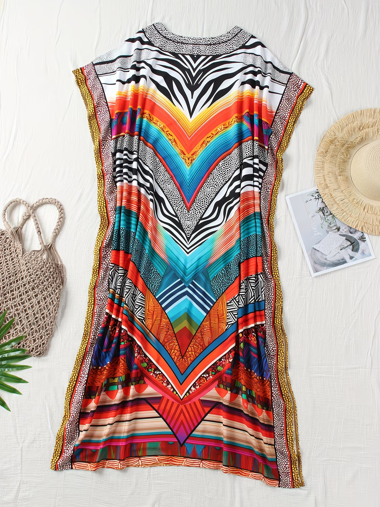 Kaftan bohème, décontracté