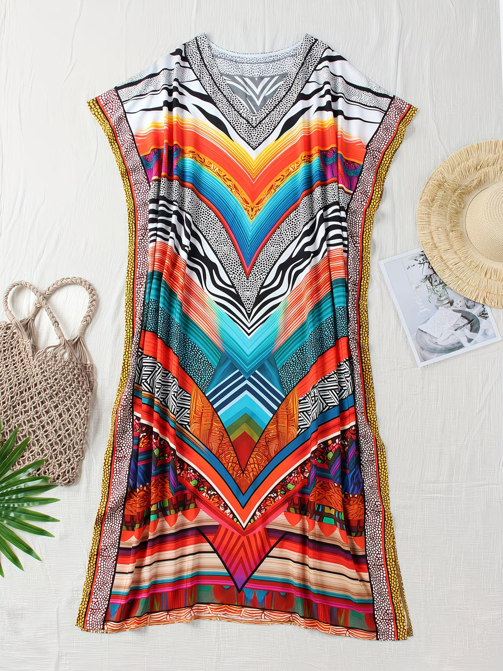 Kaftan bohème, décontracté