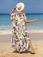 Kaftan de plage bohème