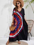 Kaftan coloré ample, décontracté