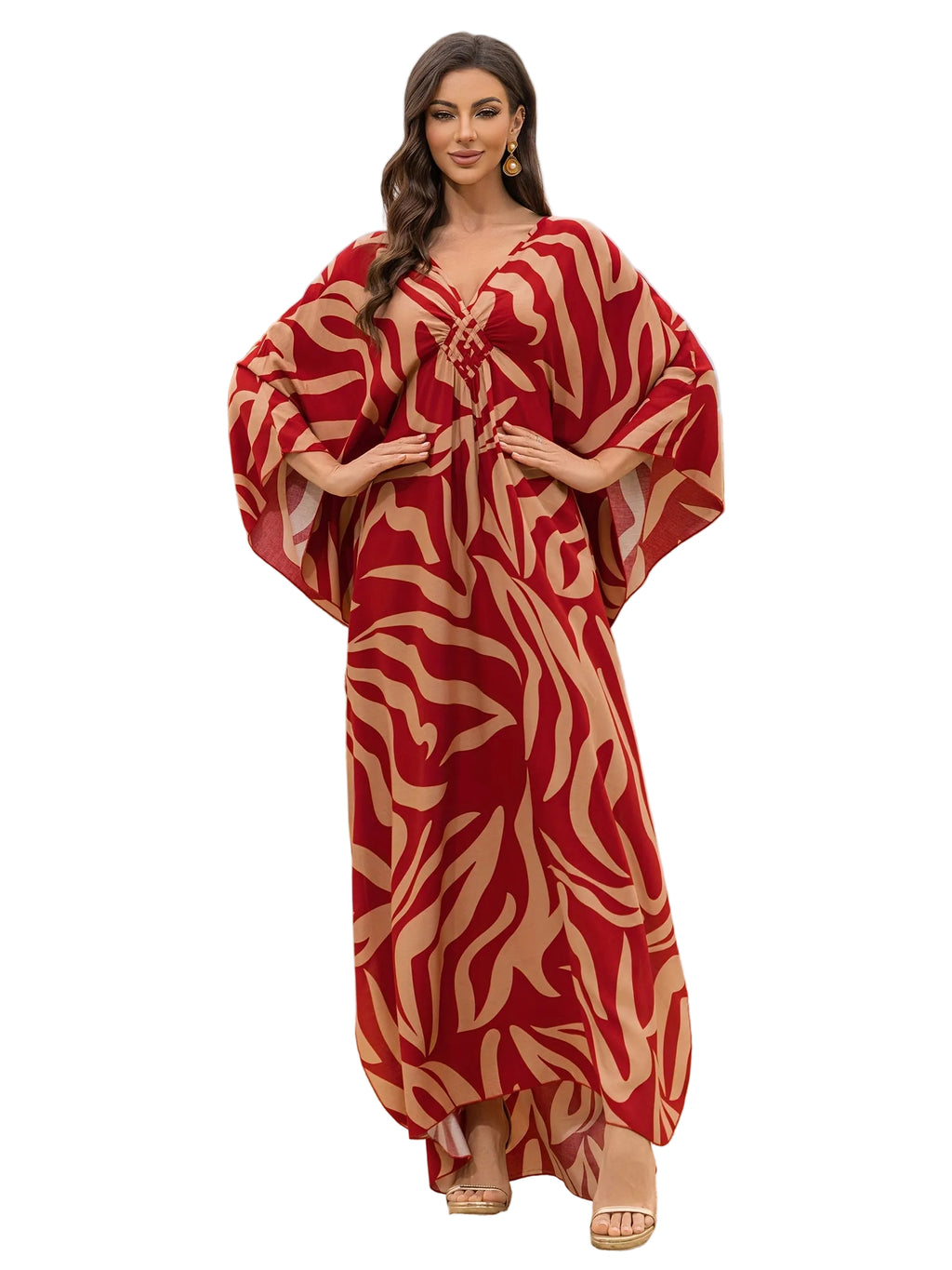 Kaftan ample, décontracté