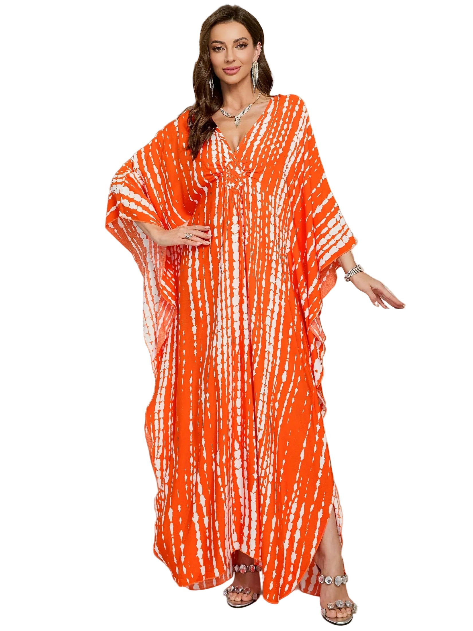 Kaftan ample, décontracté