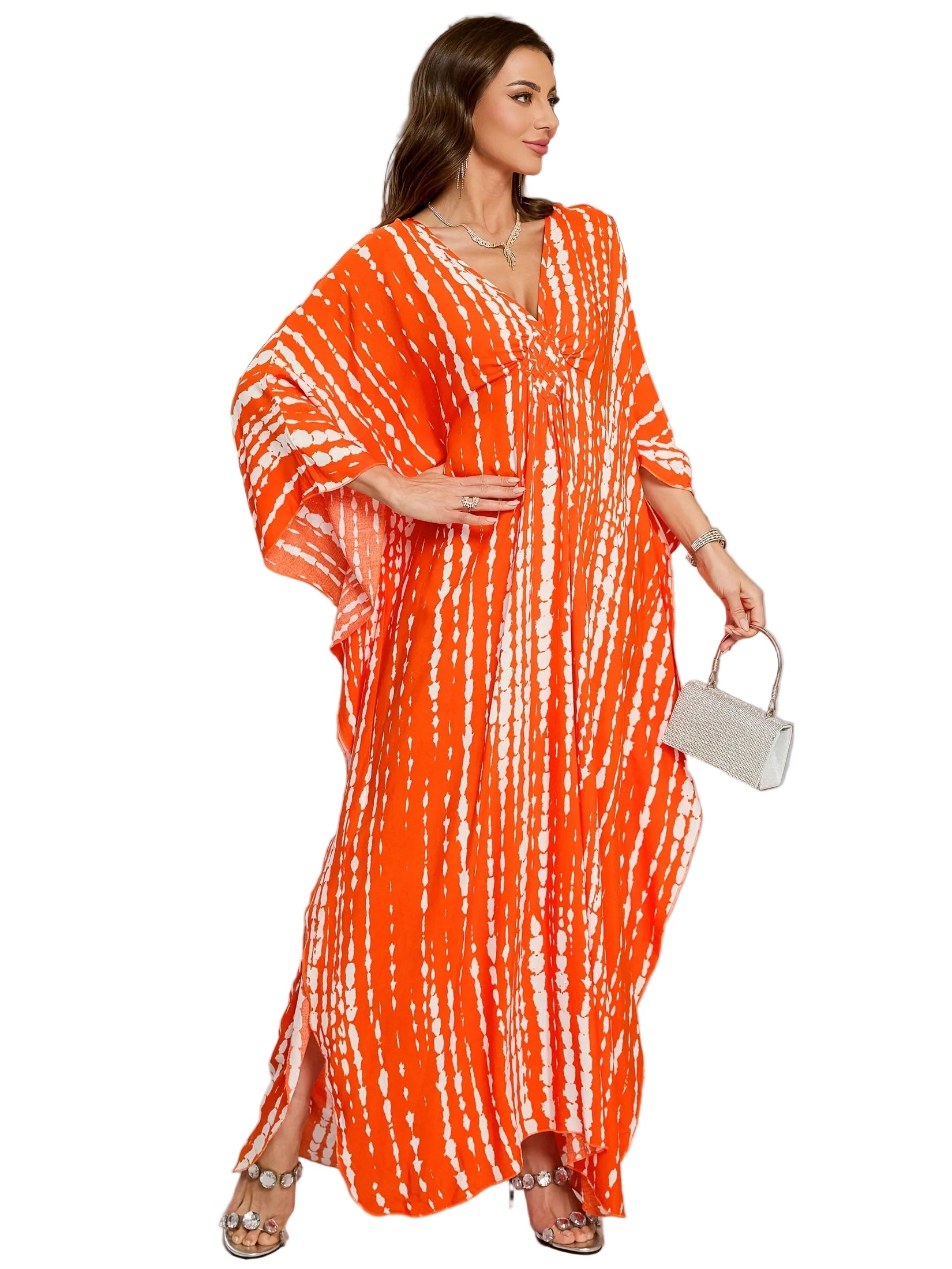 Kaftan ample, décontracté