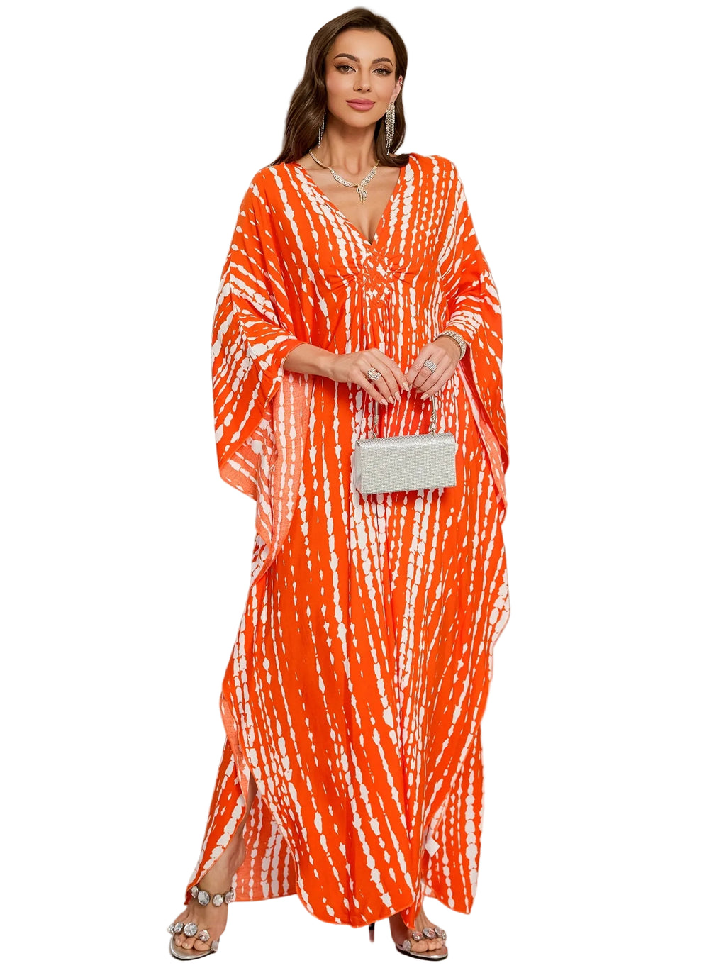 Kaftan ample, décontracté