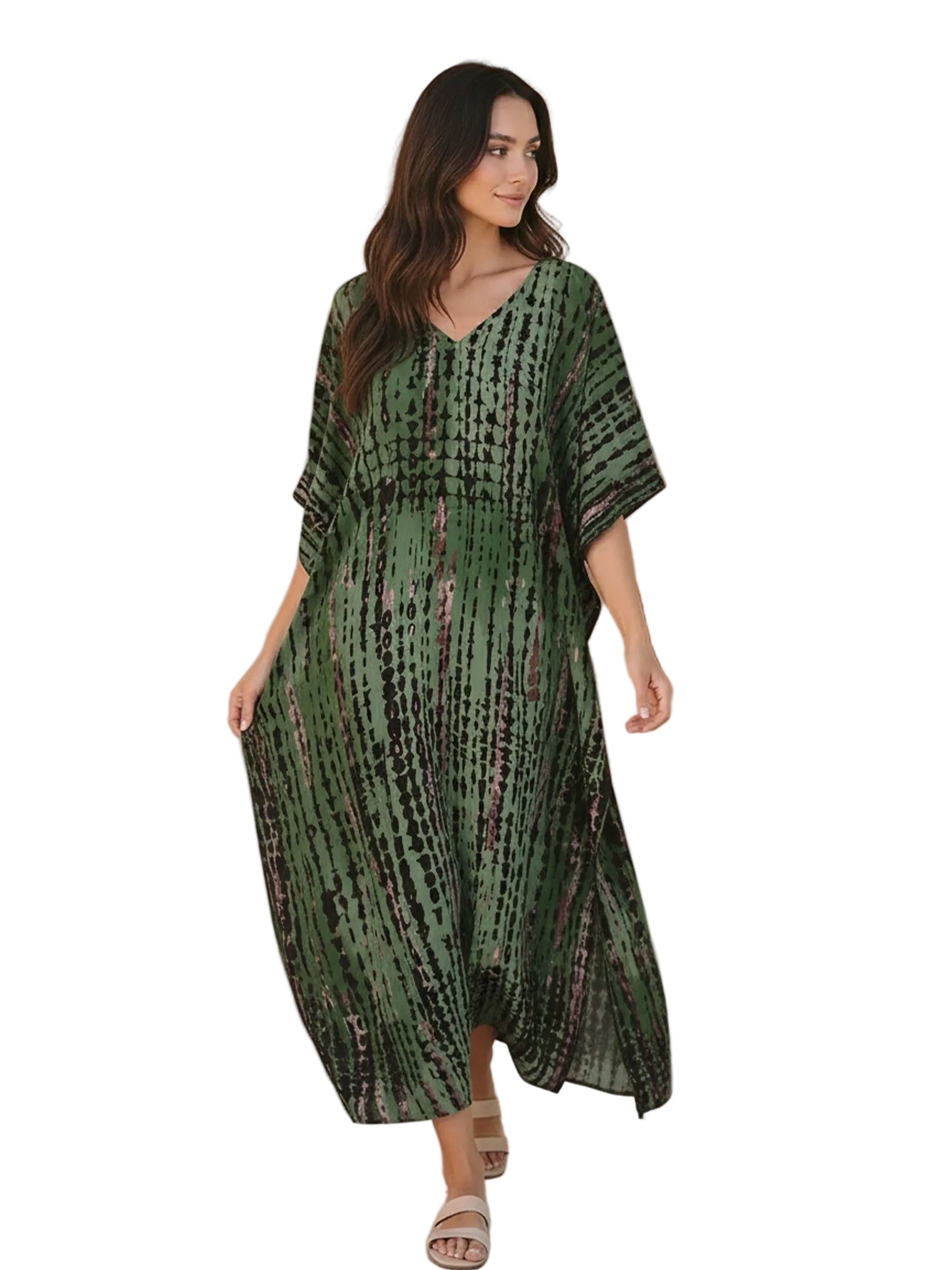 Kaftan ample, décontracté