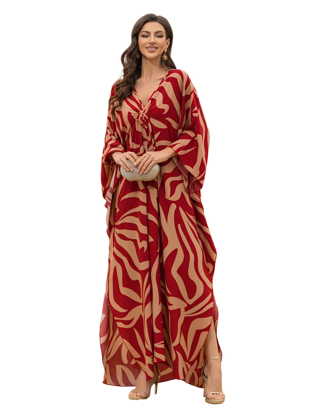 Kaftan ample, décontracté
