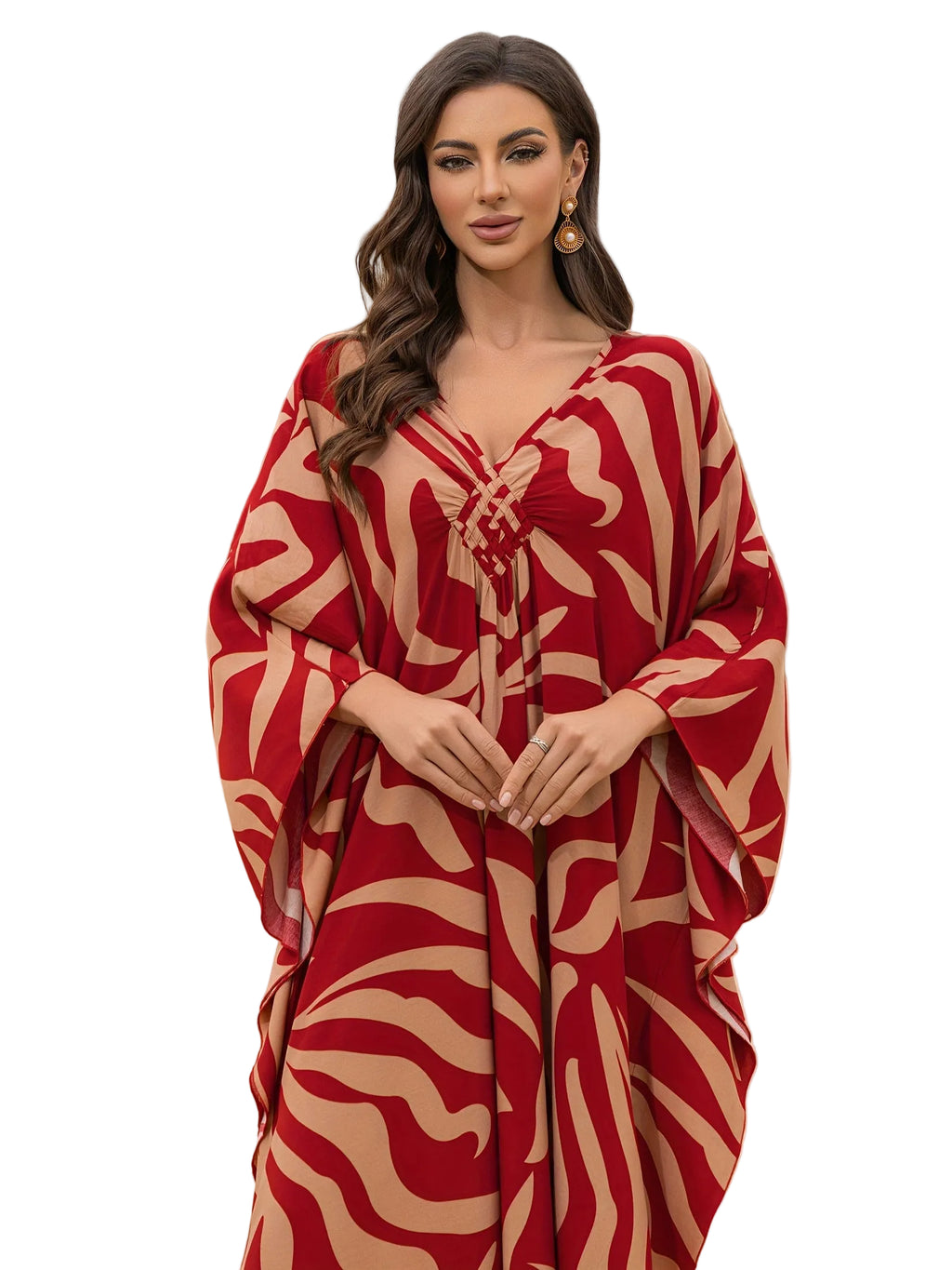 Kaftan ample, décontracté
