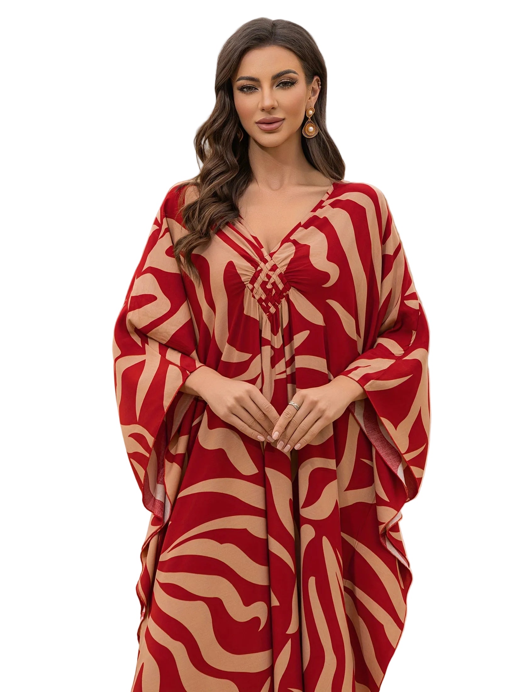 Kaftan ample, décontracté
