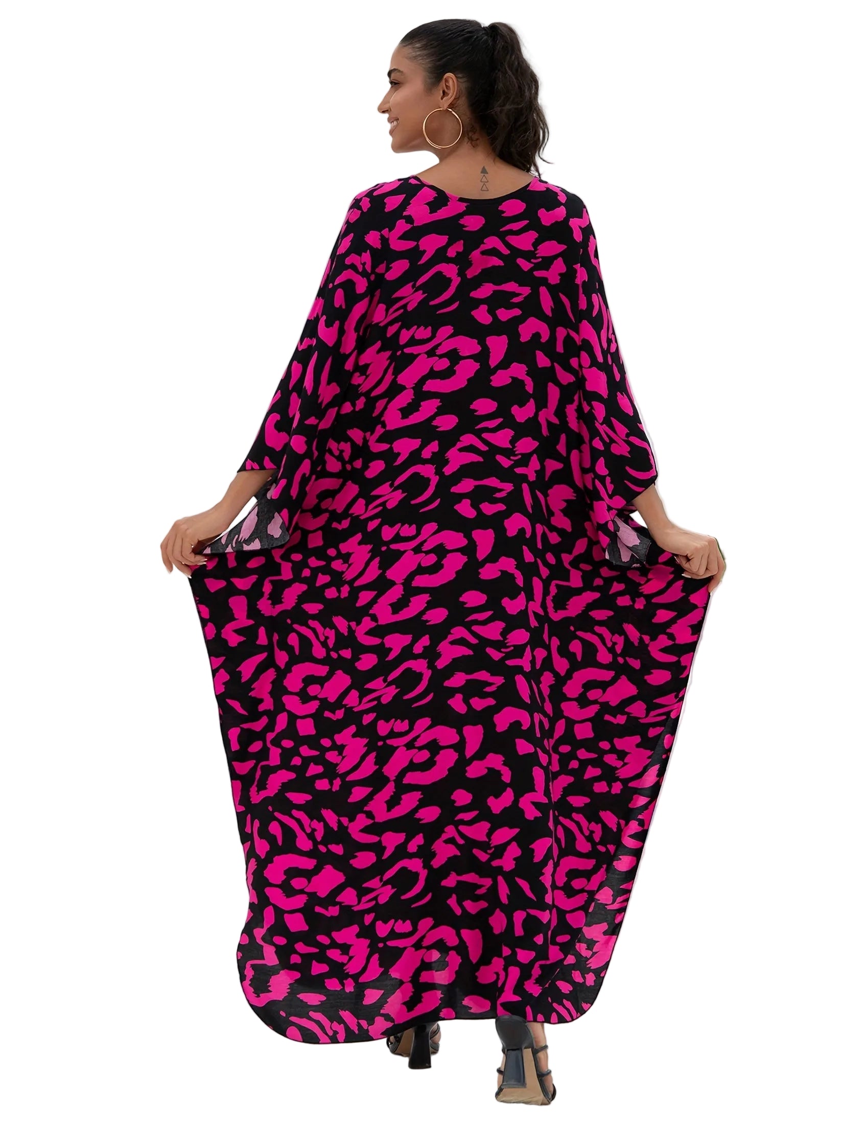 Kaftan ample, décontracté