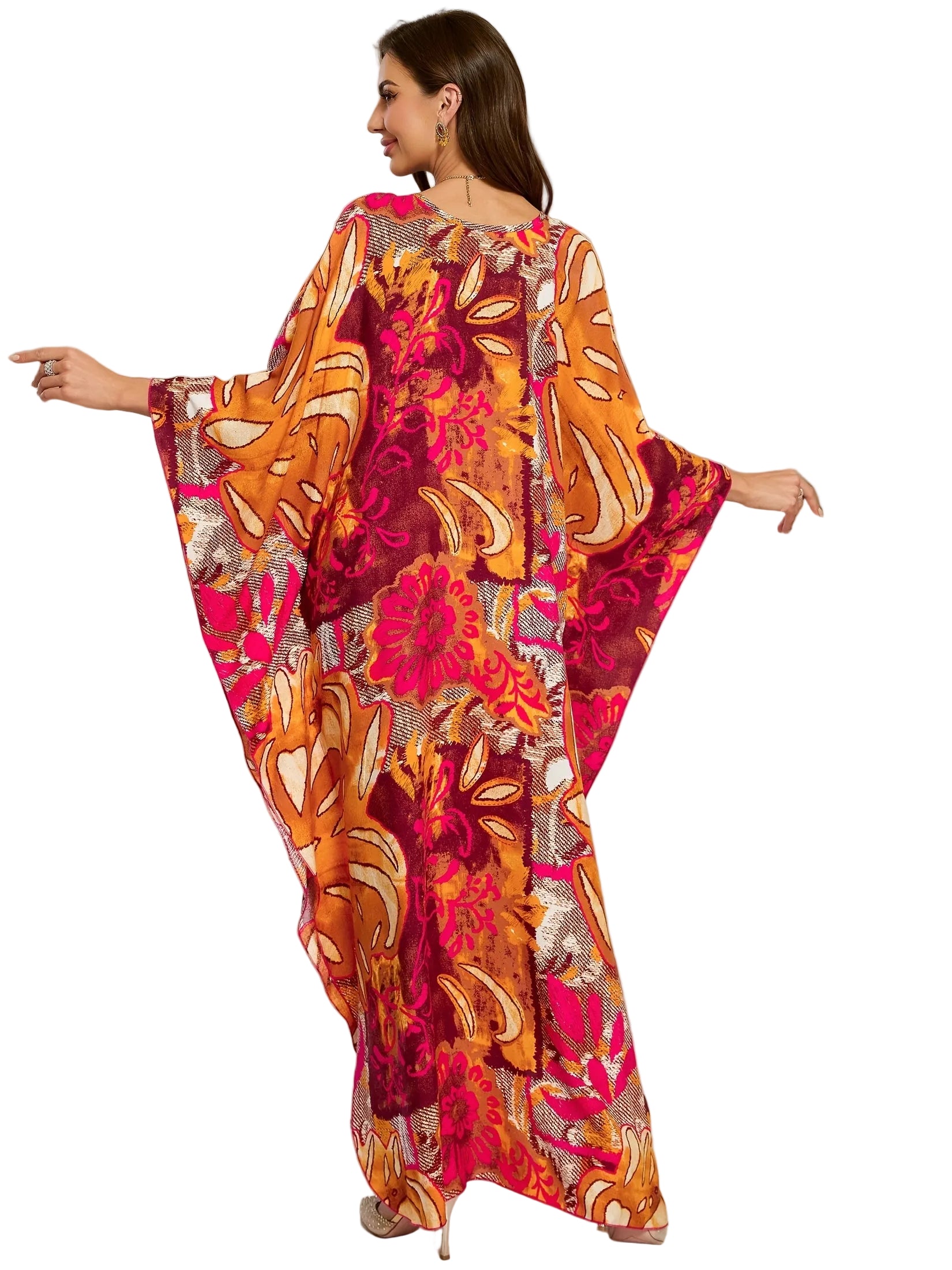 Kaftan ample, décontracté