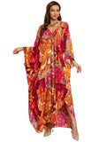 Kaftan ample, décontracté