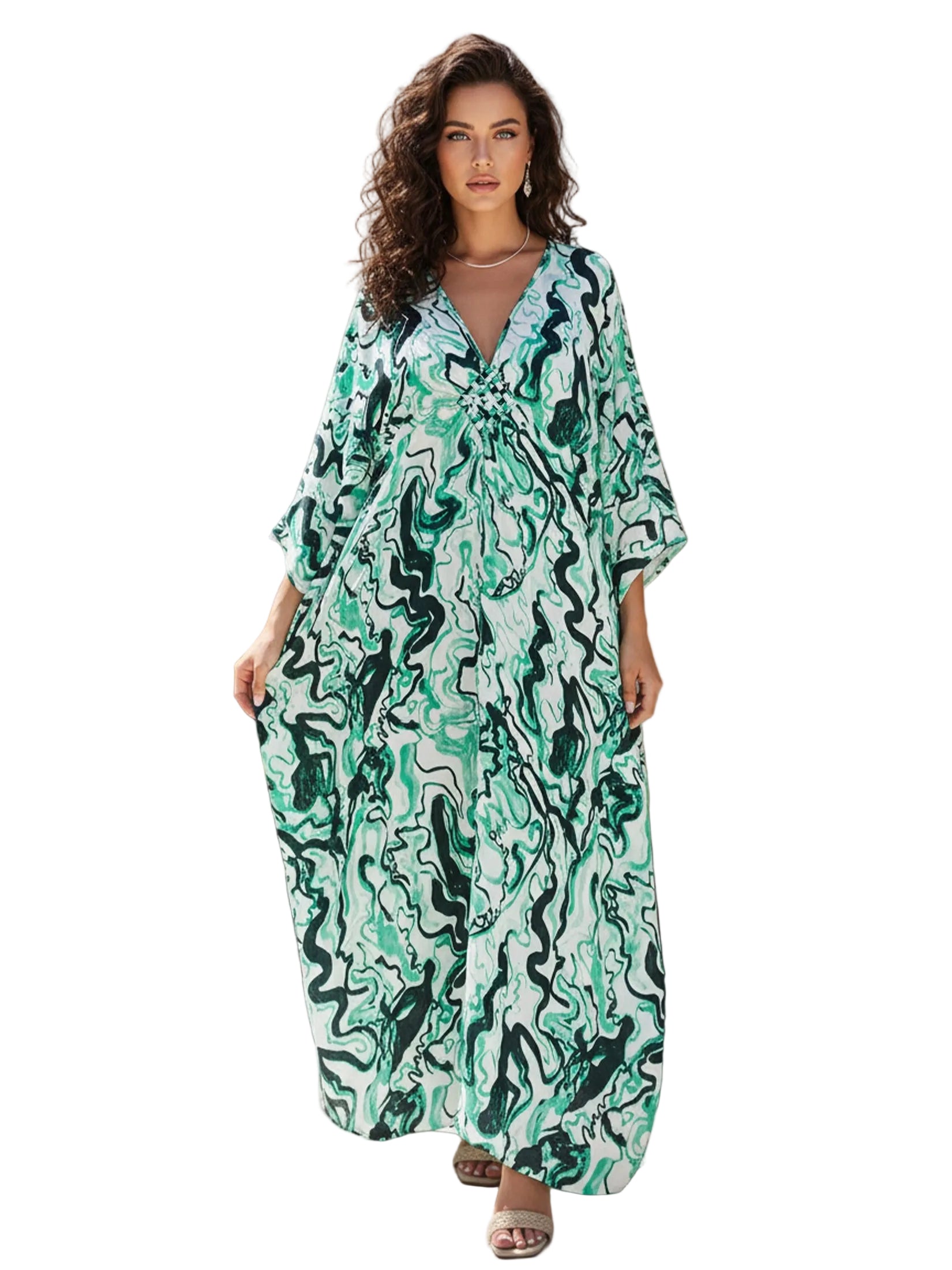 Kaftan ample, décontracté