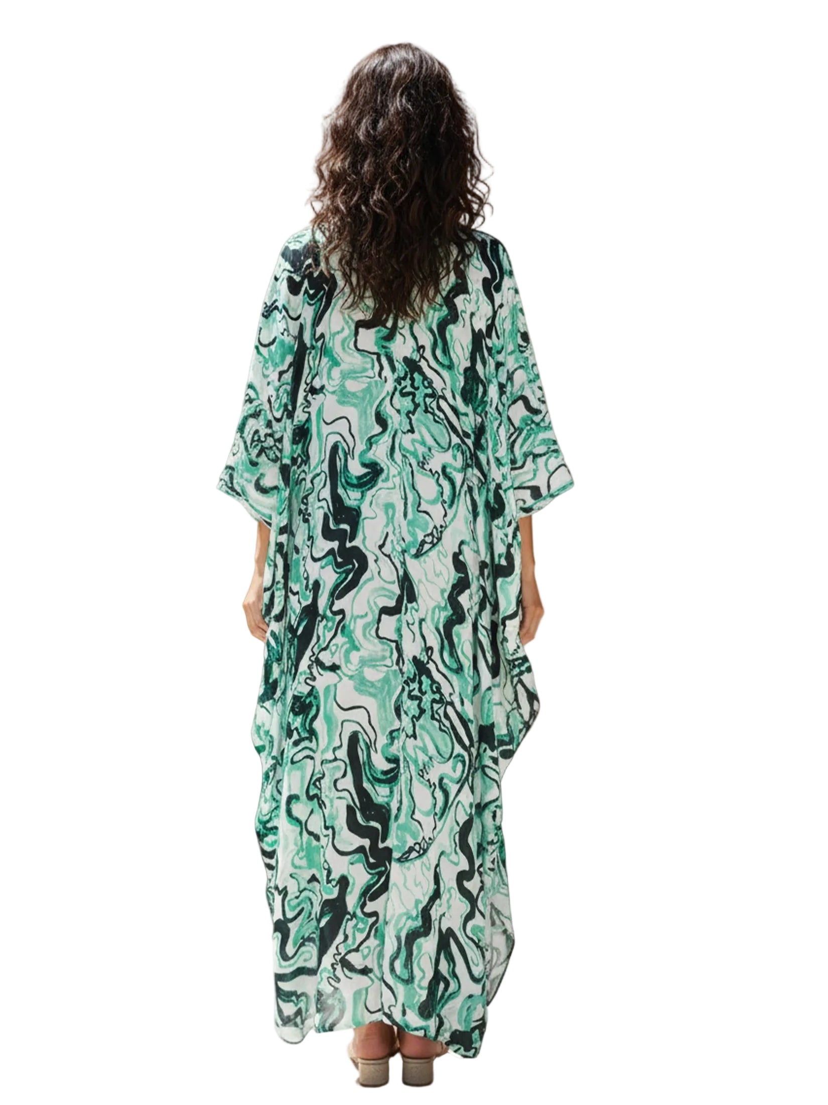 Kaftan ample, décontracté