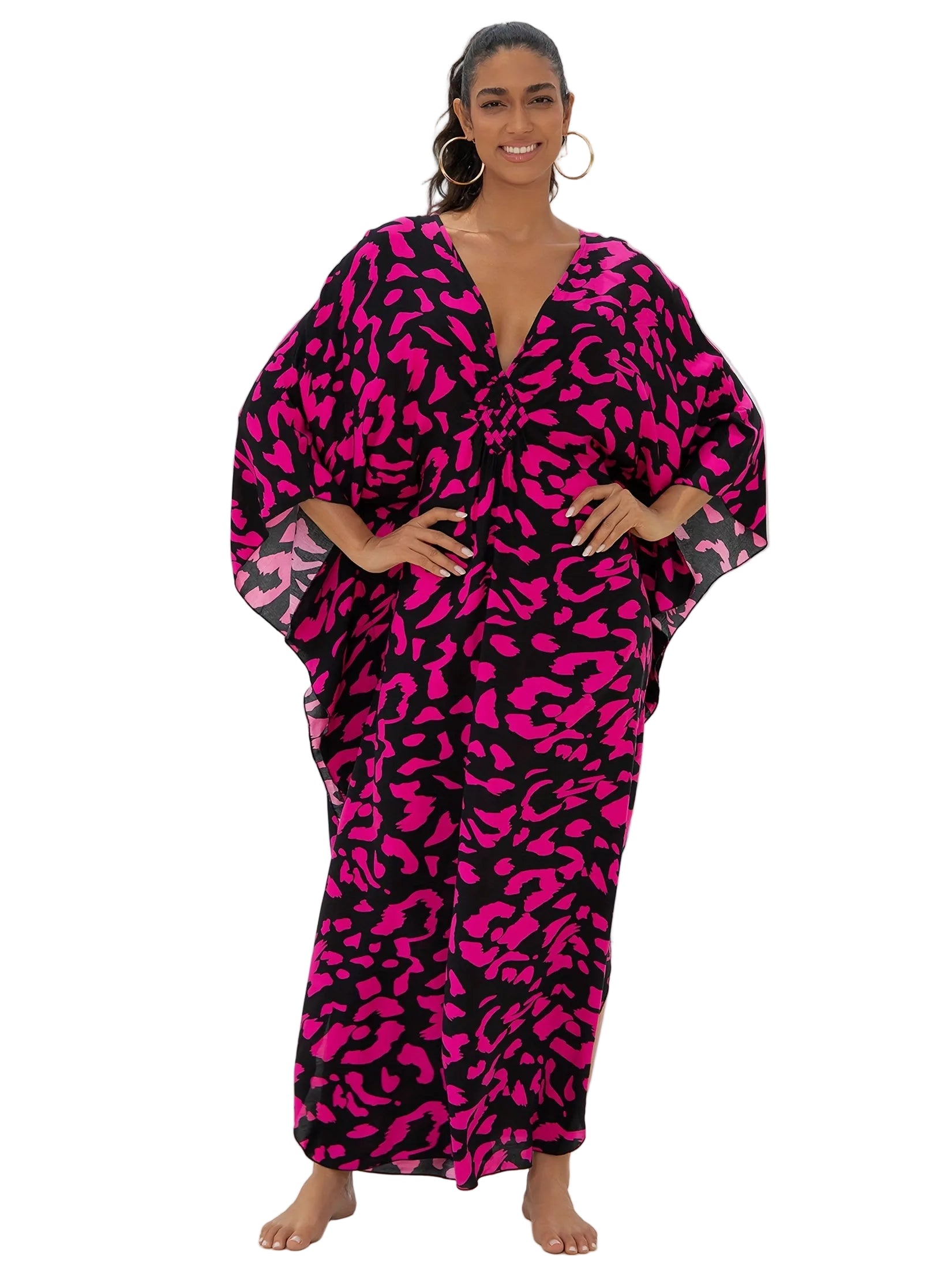 Kaftan ample, décontracté