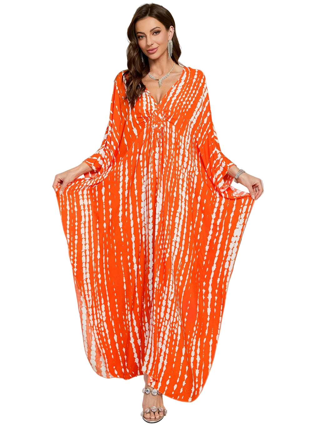 Kaftan ample, décontracté