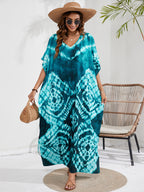 Kaftan coloré ample, décontracté