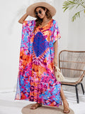 Kaftan coloré ample, décontracté