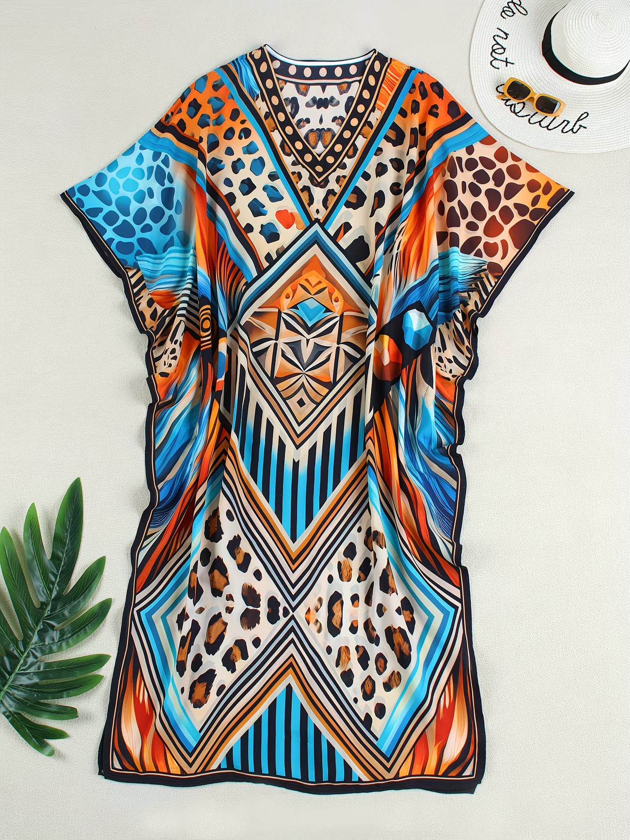 Kaftan bohème, décontracté