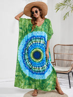 Kaftan coloré ample, décontracté