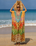 Kaftan de plage bohème