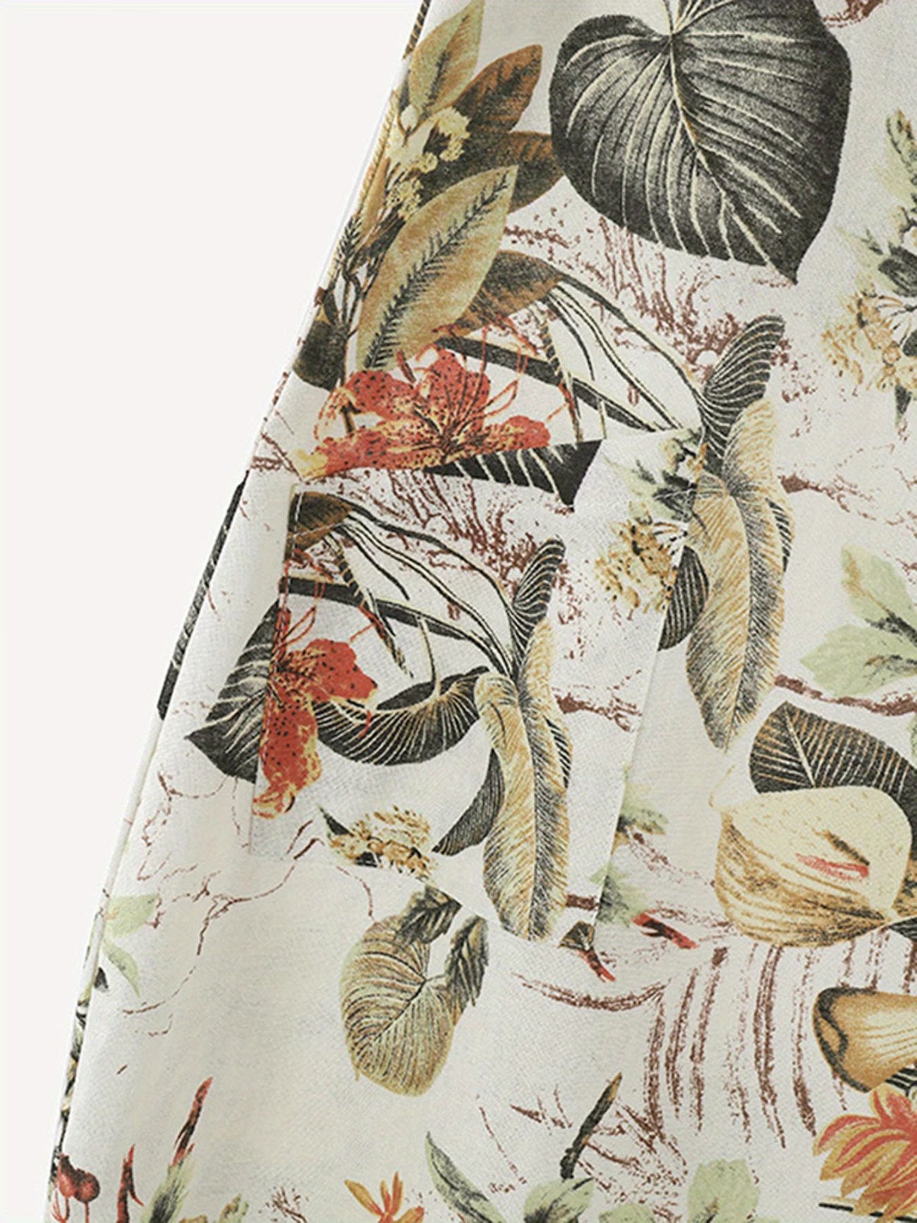Robe décontractée sans manches, avec pochettes, boutonnage, taille midi