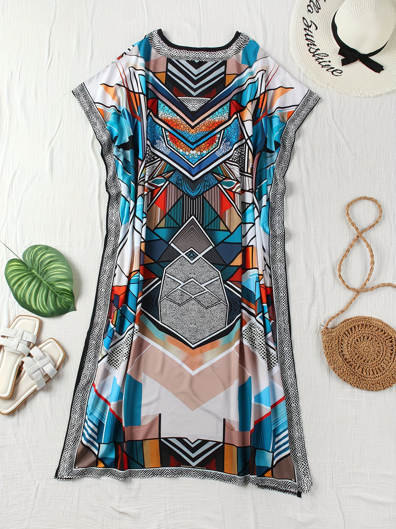 Kaftan bohème, décontracté