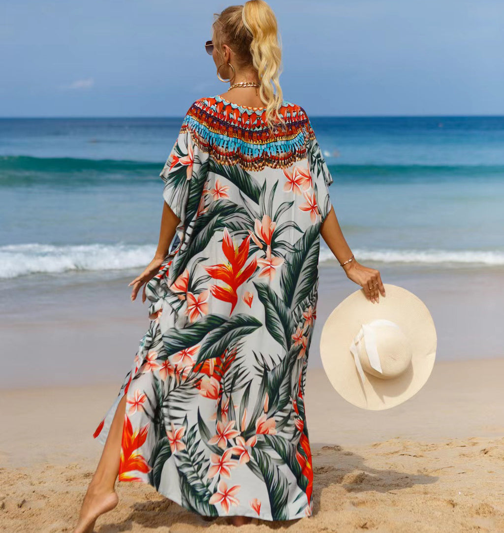 Kaftan de plage bohème