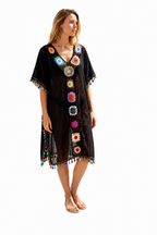 Cache-maillot ample, semi-transparent