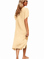 Cache-maillot ample, semi-transparent