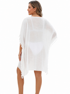 Cache-maillot ample, semi-transparent