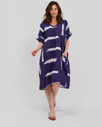 Robe Courte Décontractée à Poches