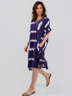 Robe Courte Décontractée à Poches