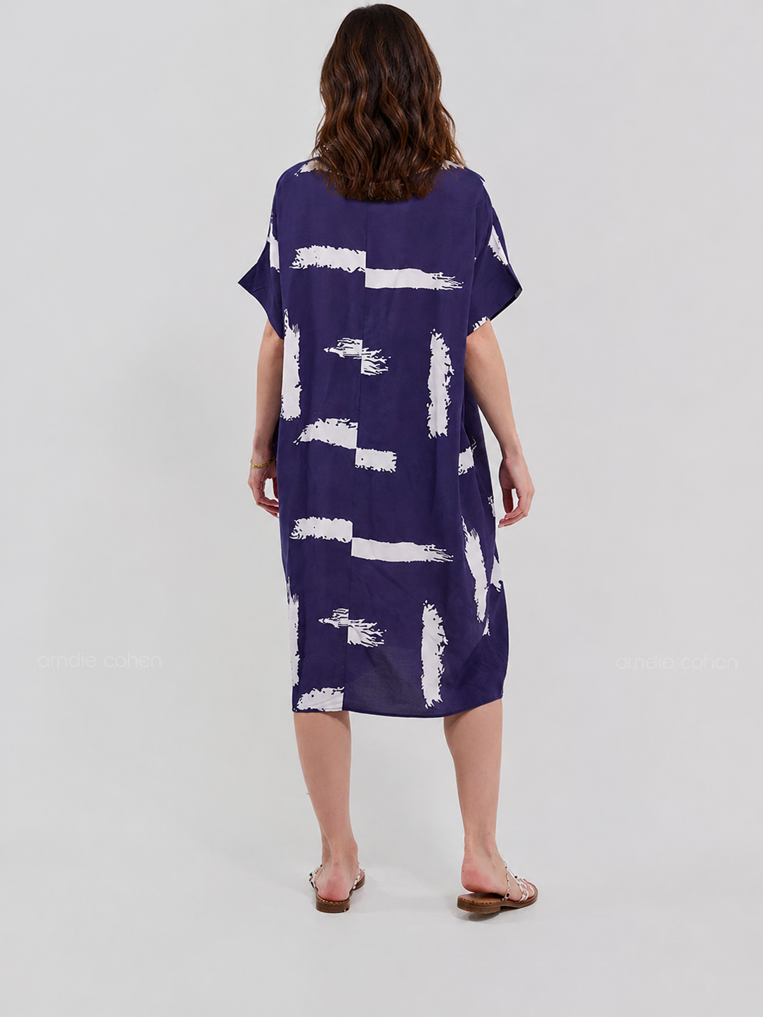 Robe Courte Décontractée à Poches