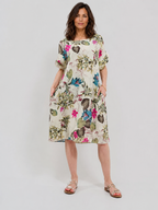 Robe Courte Décontractée à Poches