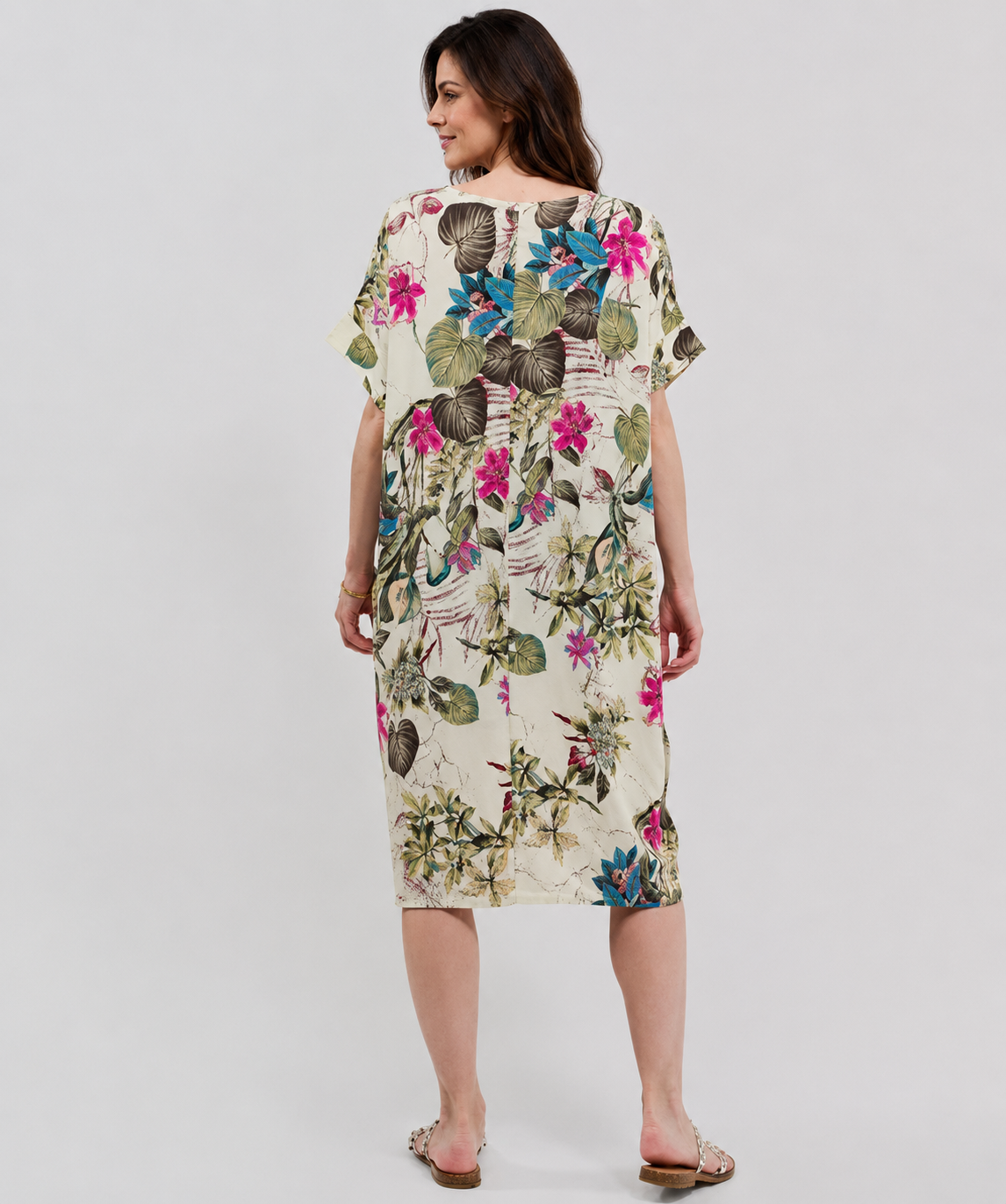 Robe Courte Décontractée à Poches