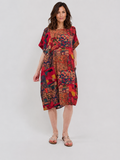 Robe Courte Décontractée à Poches