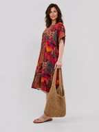 Robe Courte Décontractée à Poches