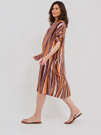 Robe Courte Décontractée à Poches