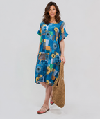 Robe Courte Décontractée à Poches