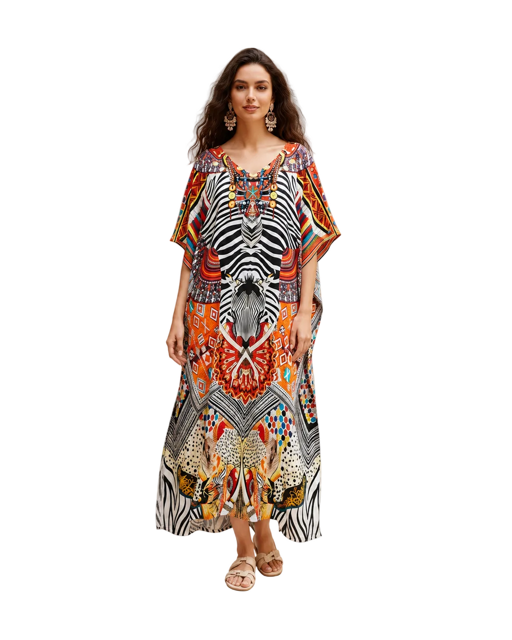 Kaftan bohème, décontracté