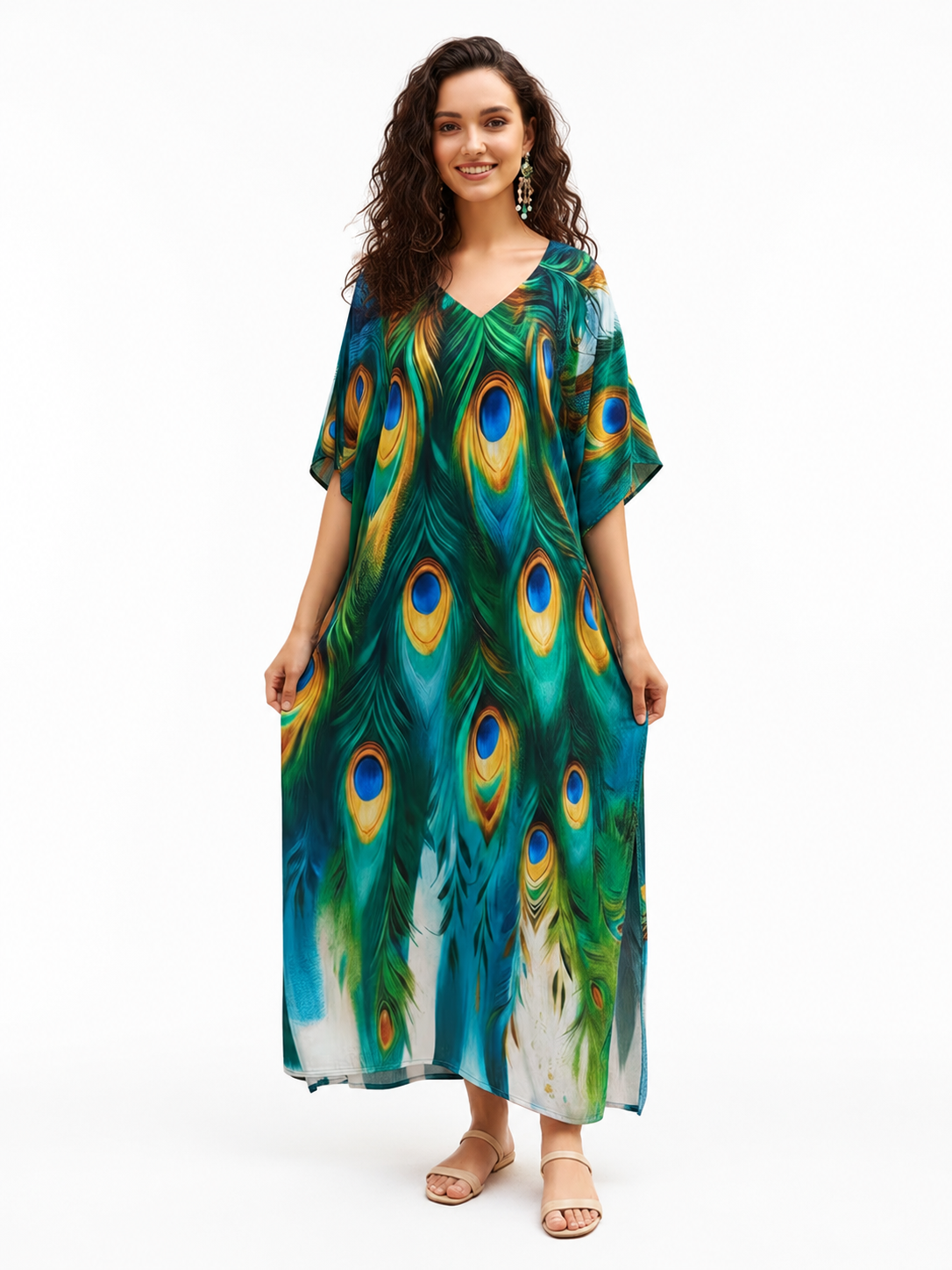 Kaftan bohème, décontracté