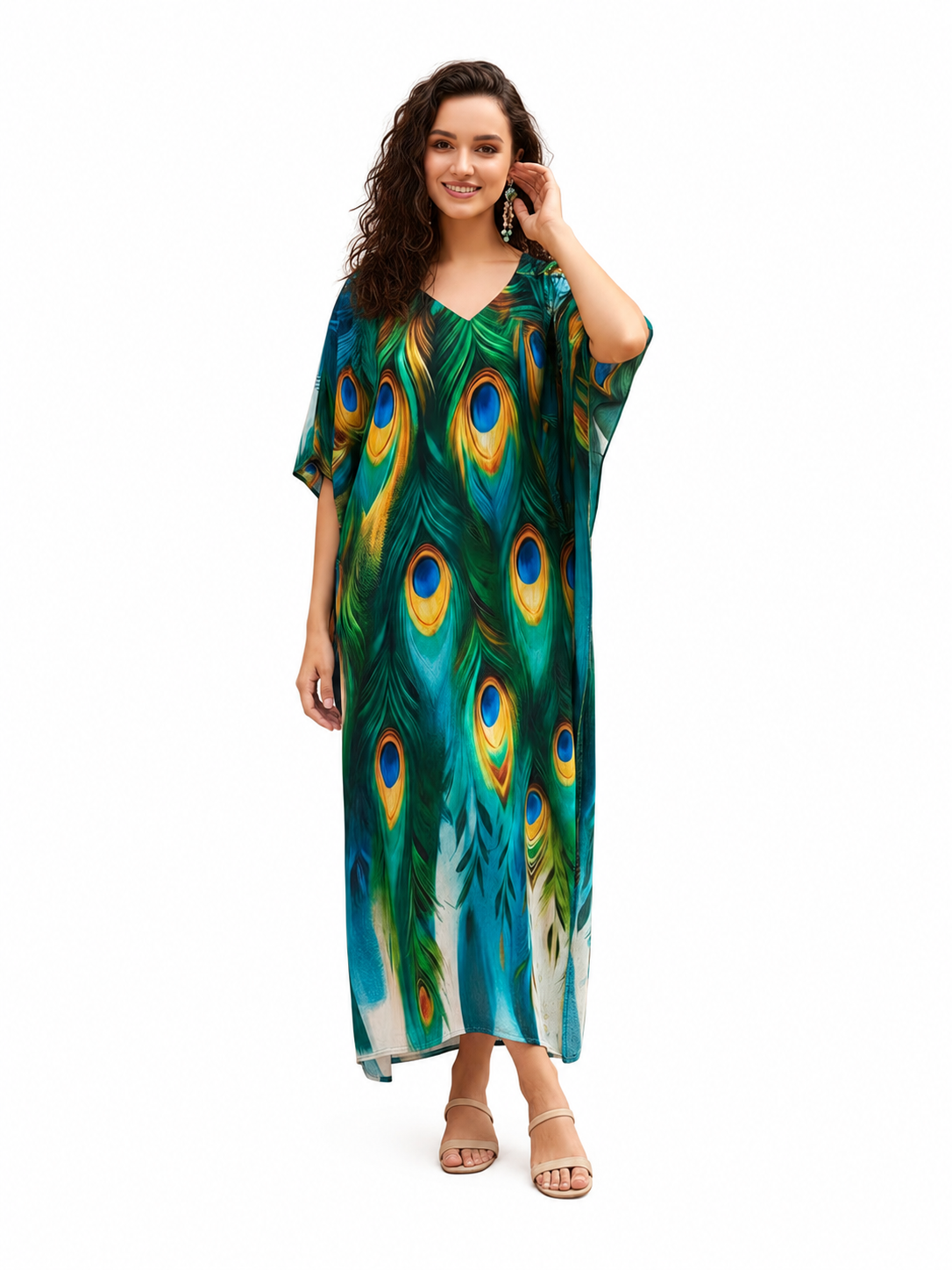 Kaftan bohème, décontracté
