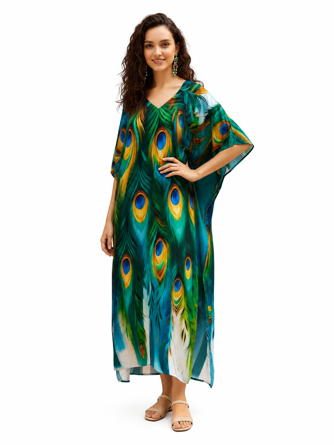 Kaftan bohème, décontracté