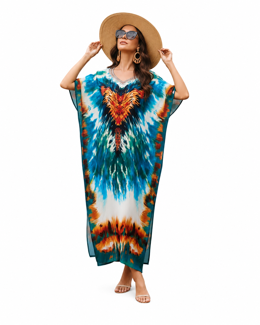 Kaftan bohème, décontracté