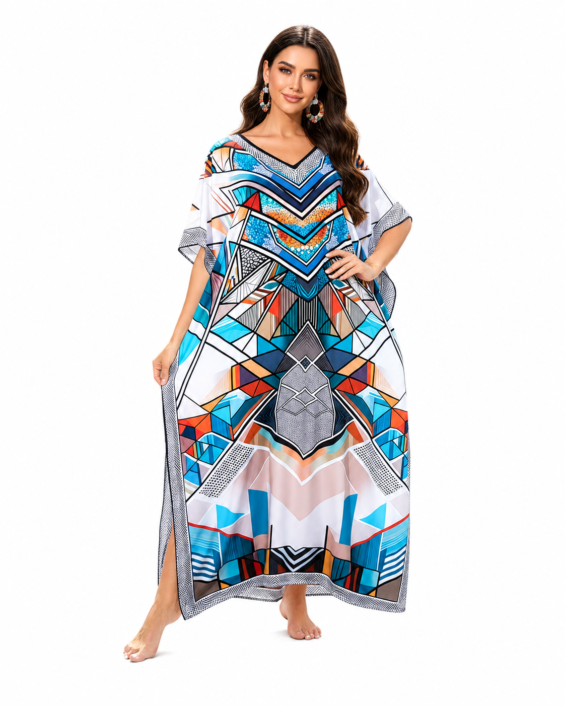 Kaftan bohème, décontracté