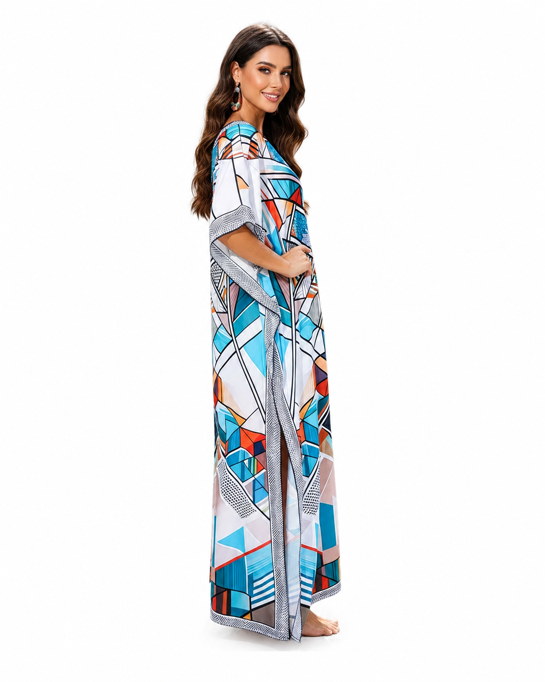 Kaftan bohème, décontracté