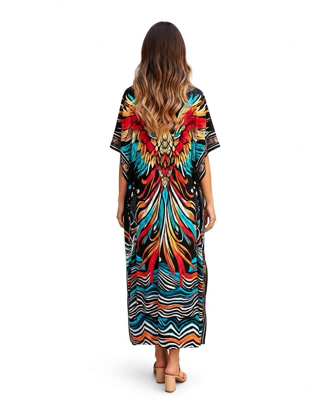 Kaftan bohème, décontracté