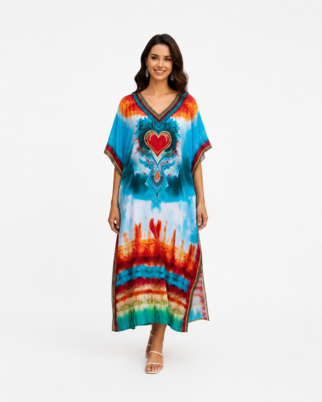 Kaftan bohème, décontracté